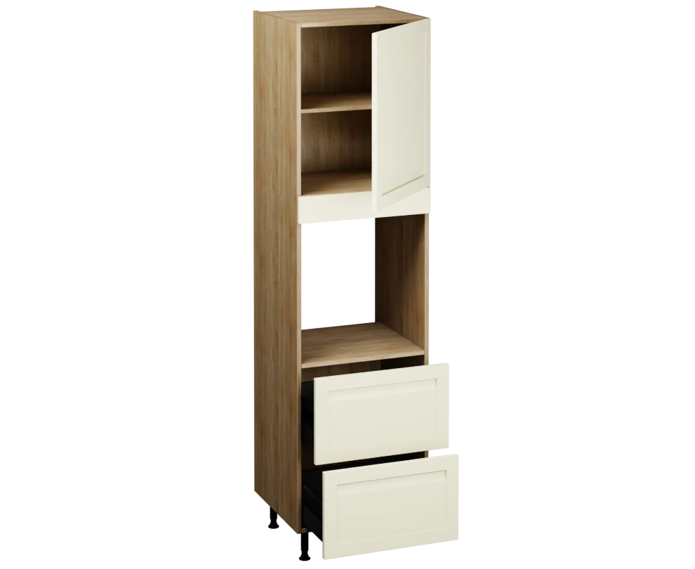 Single Oven Unit with Drawers (2150 x 600)
