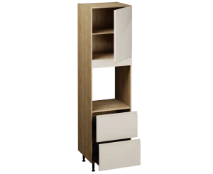 Single Oven Unit with Drawers (2150 x 600)