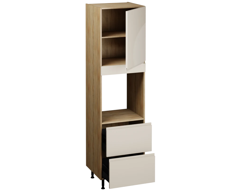 Single Oven Unit with Drawers (2150 x 600)
