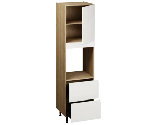 Single Oven Unit with Drawers (2150 x 600)
