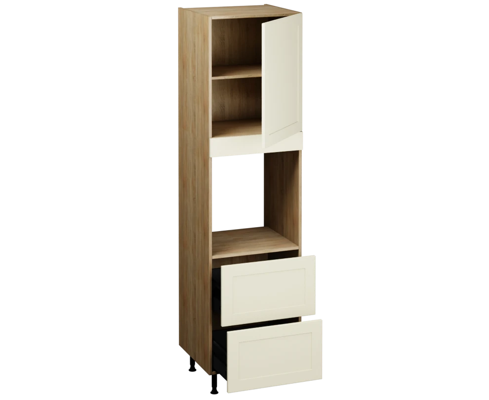Single Oven Unit with Drawers (2150 x 600)