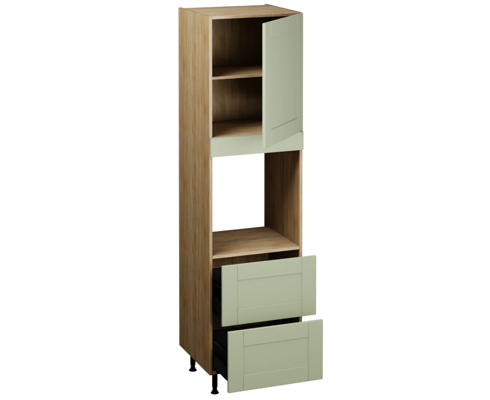 Single Oven Unit with Drawers (2150 x 600)