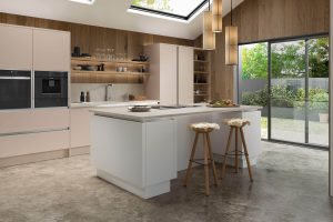 modern layered kitchen design