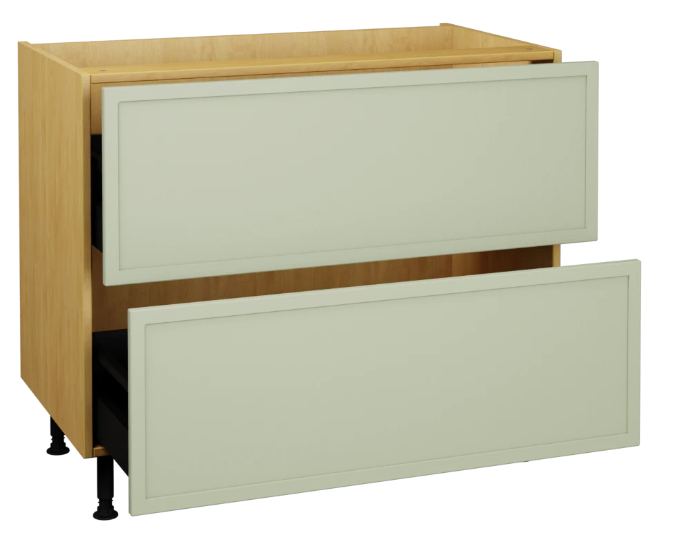 1000 2 Drawer Base