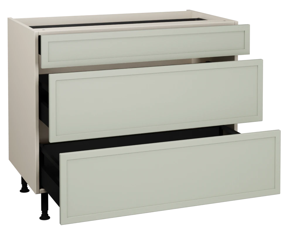 1000 3 Drawer Base