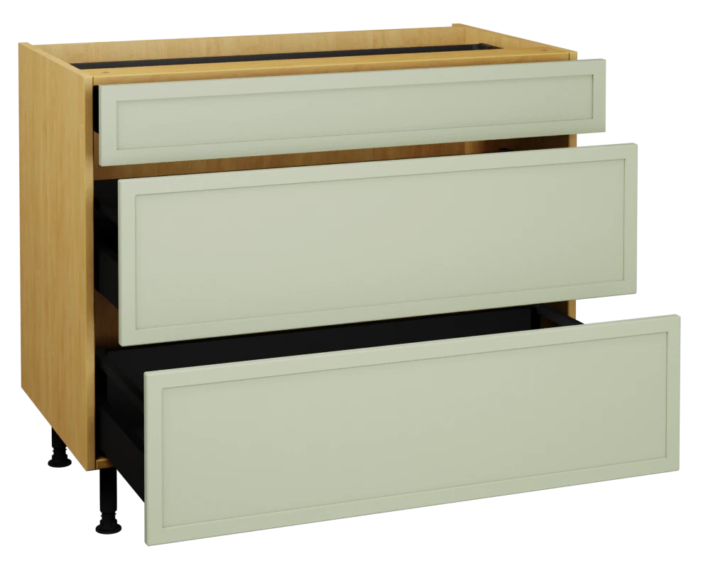 1000 3 Drawer Base