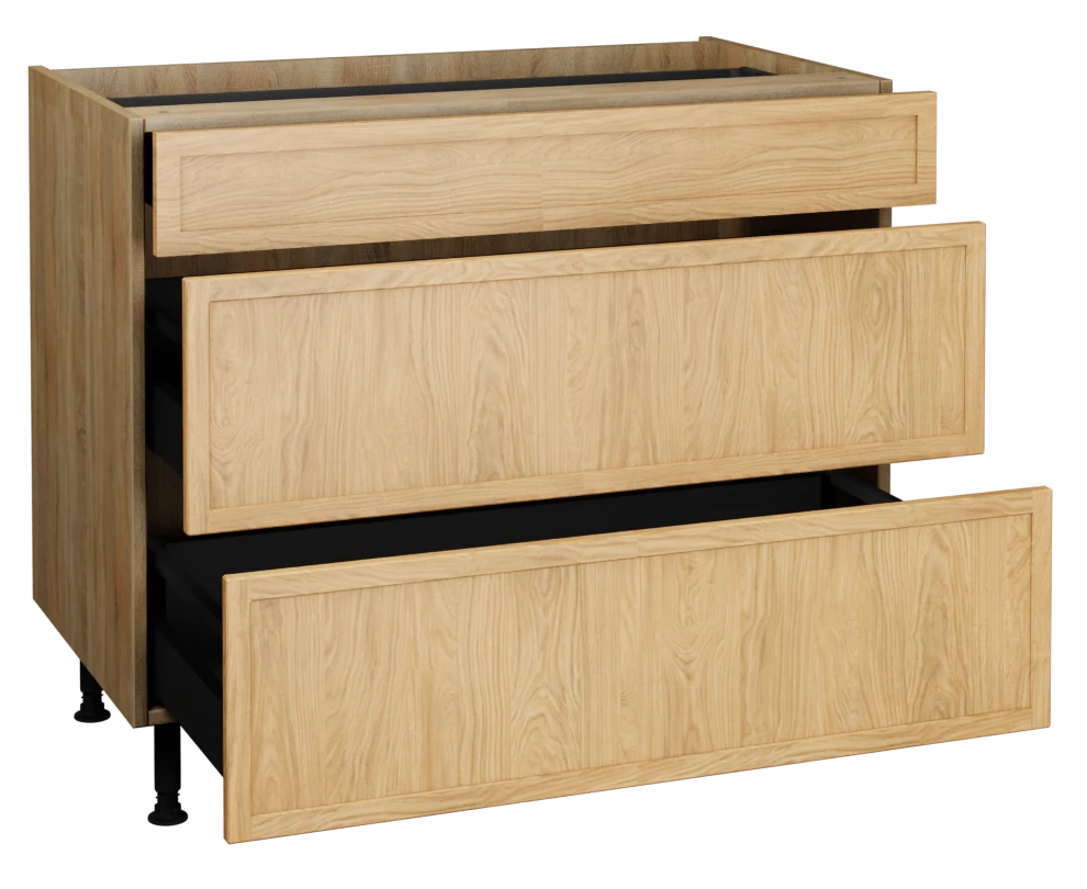 1000 3 Drawer Base