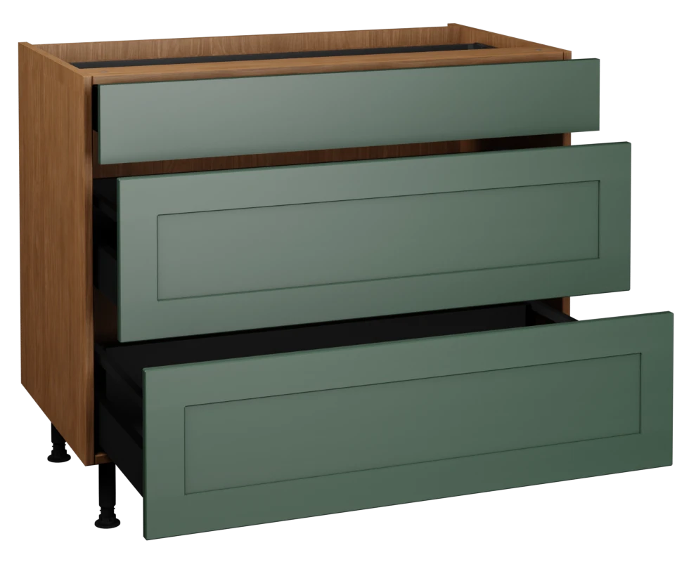1000 3 Drawer Base