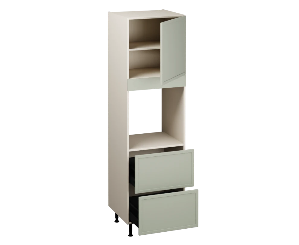 Single Oven Unit with Drawers