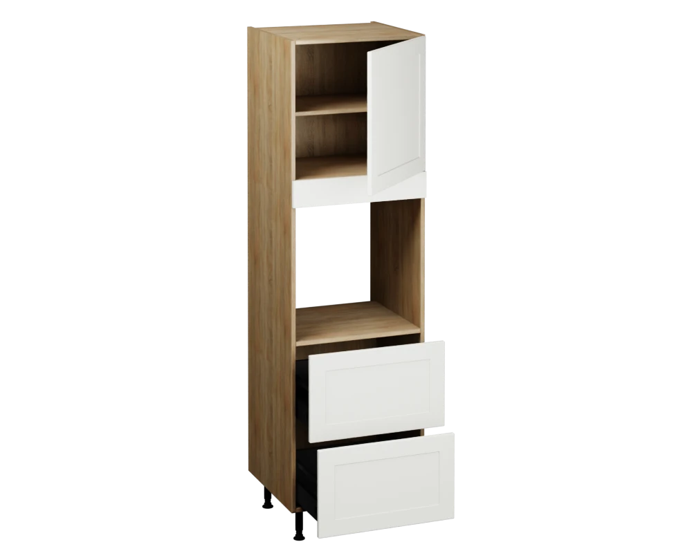 Single Oven Unit with Drawers