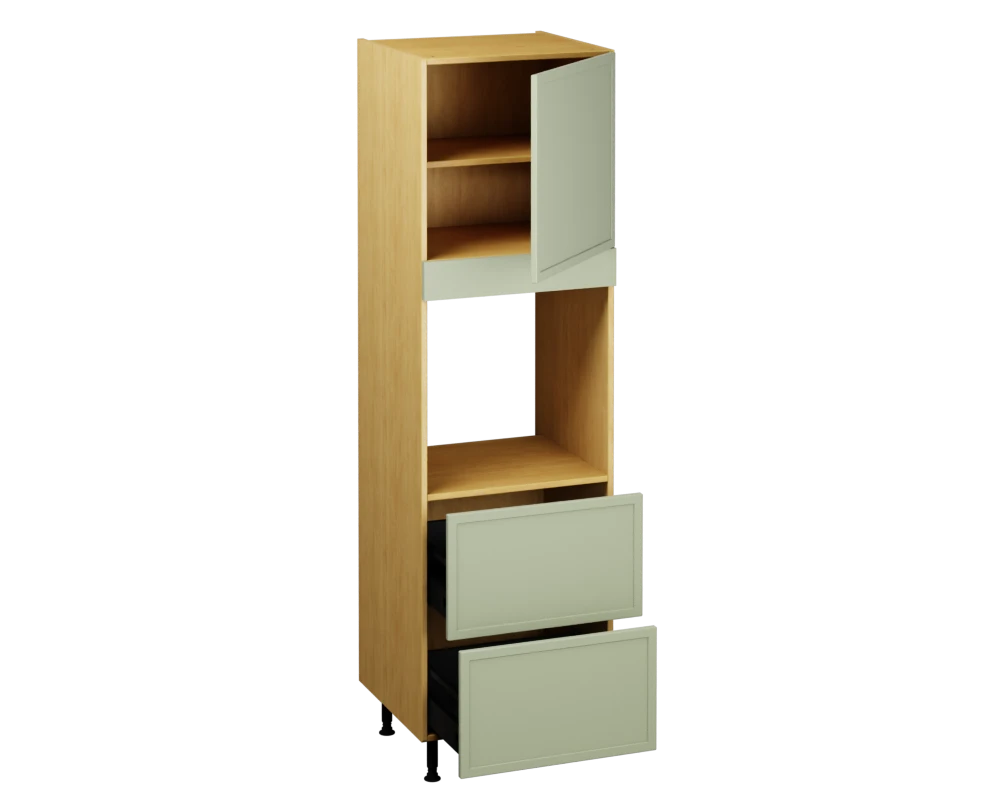 Single Oven Unit with Drawers