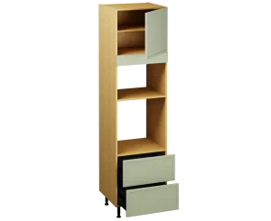 Single Oven Microwave with Drawers (2150 x 600)