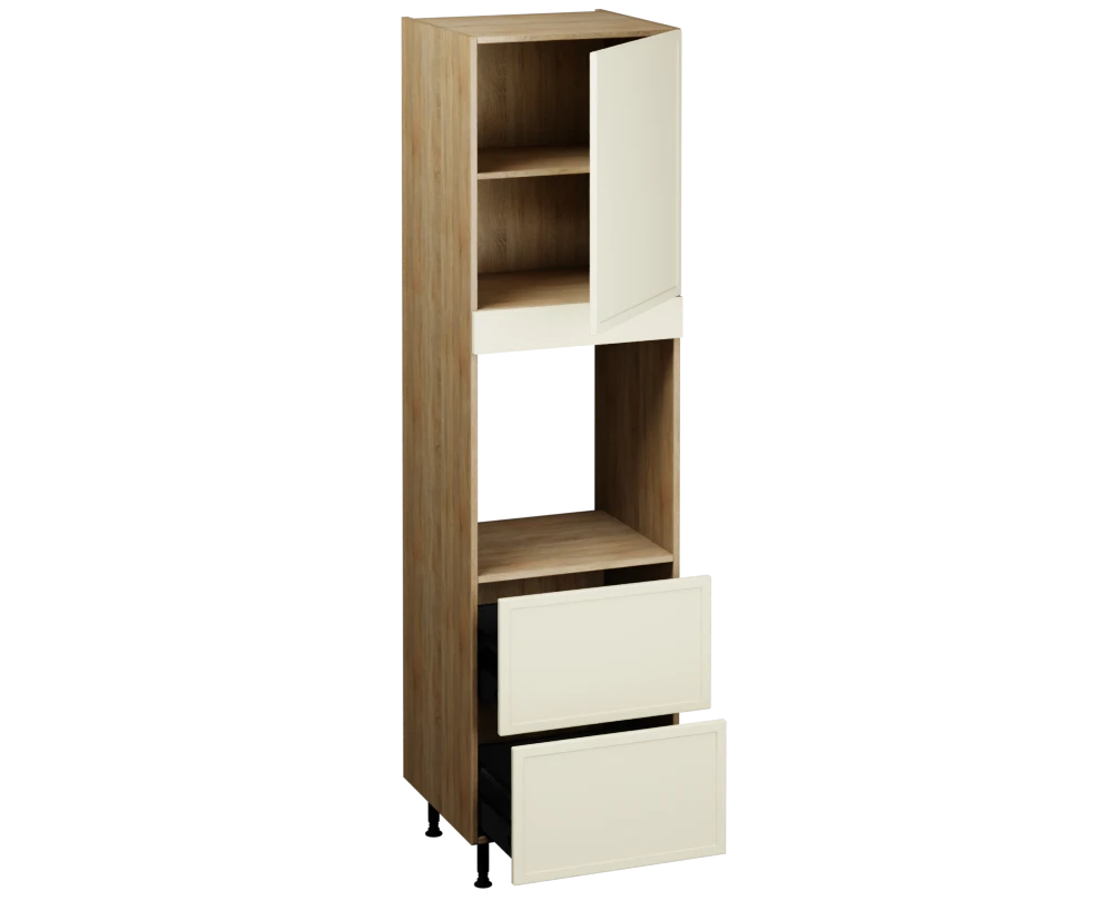 Single Oven Unit with Drawers (2150 x 600)