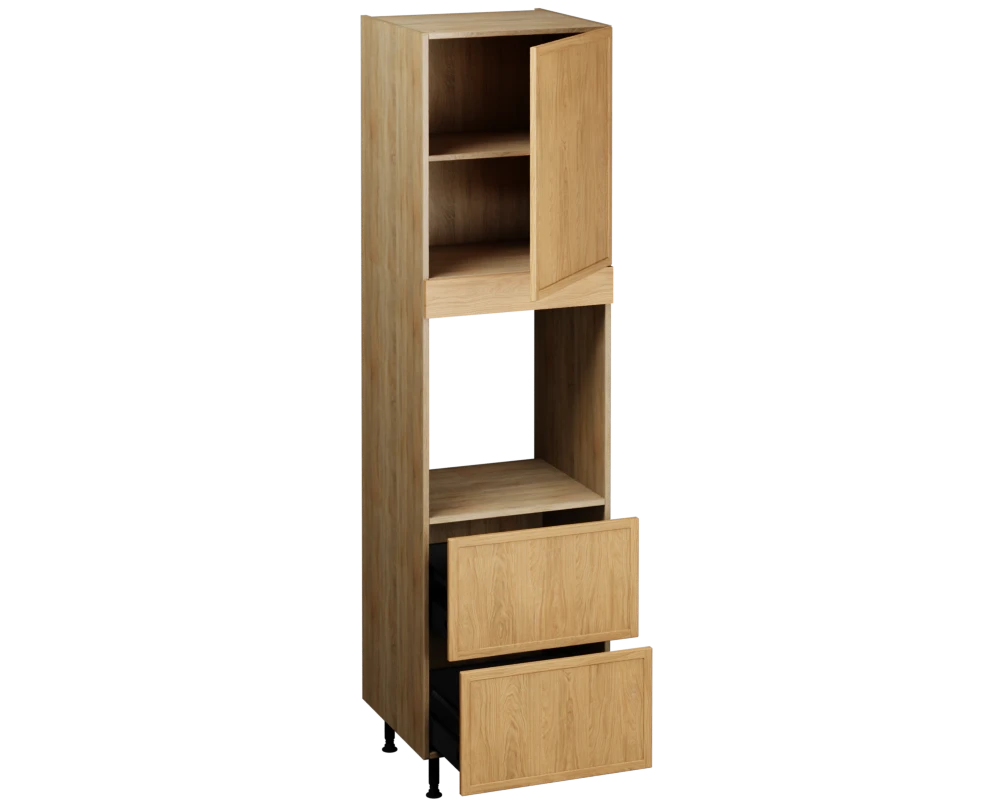 Single Oven Unit with Drawers (2150 x 600)