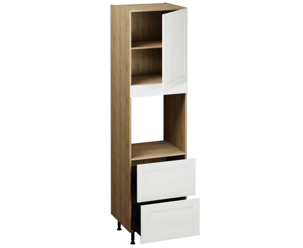 Single Oven Unit with Drawers (2150 x 600)