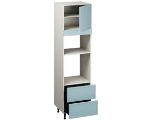 Single Oven Microwave with Drawers (2150 x 600)