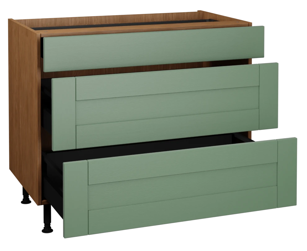 1000 3 Drawer Base