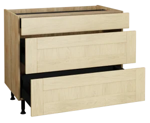 1000 3 Drawer Base