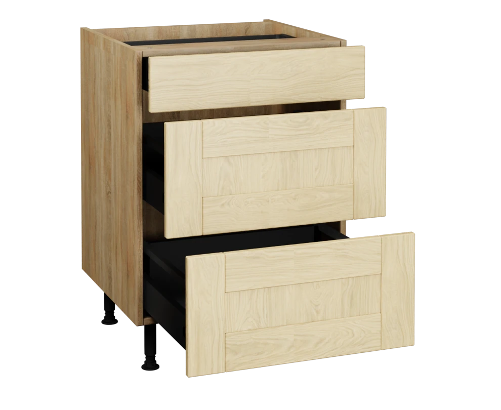 600 3 Drawer Base