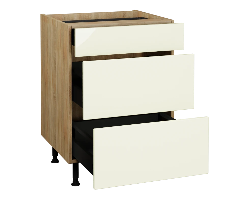 600 3 Drawer Base