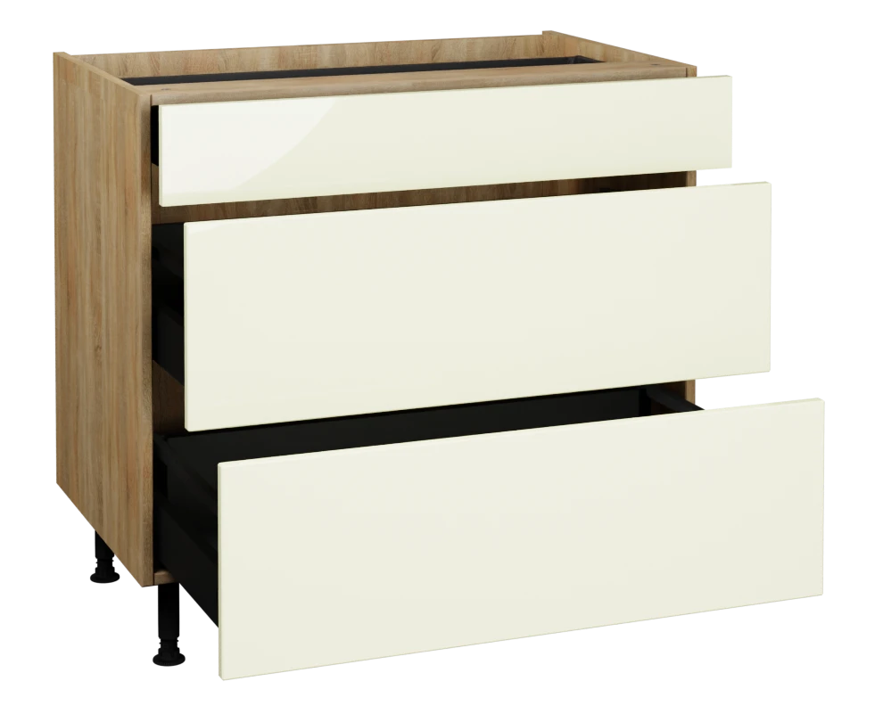 900 3 Drawer Base