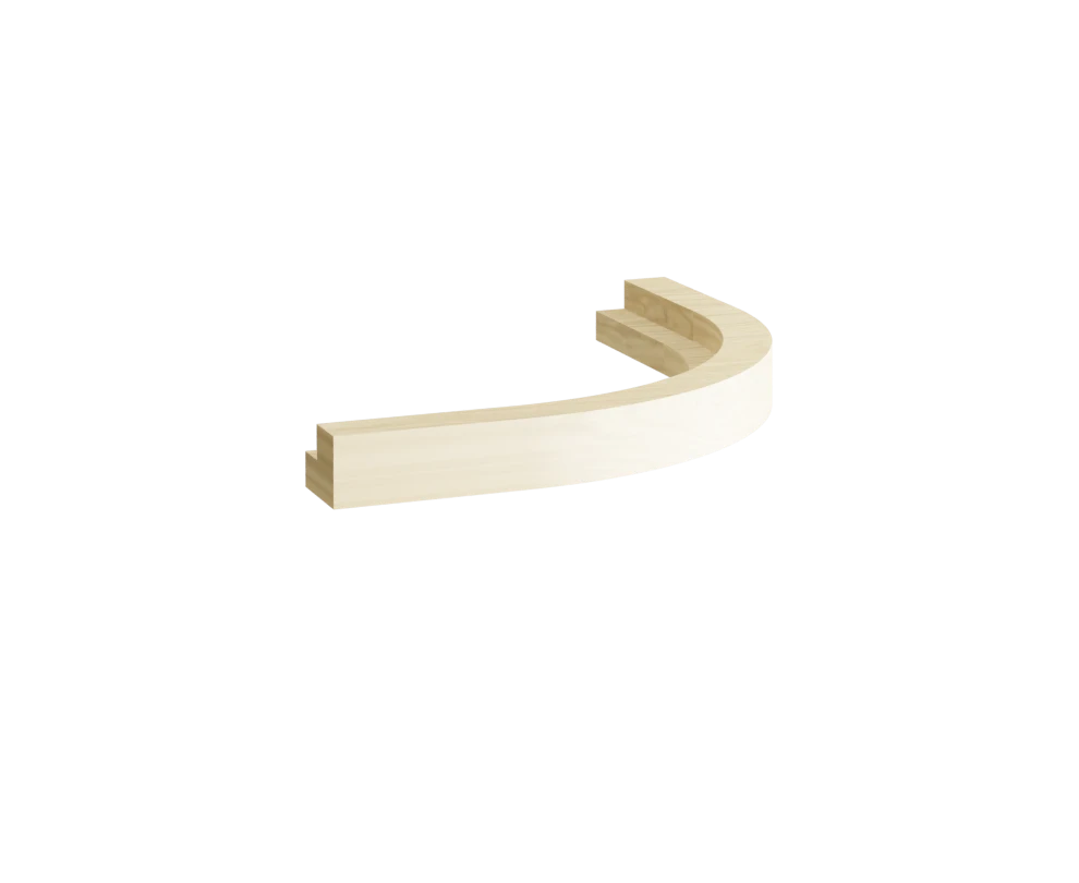 Universal Curved Cornice/Pelmet