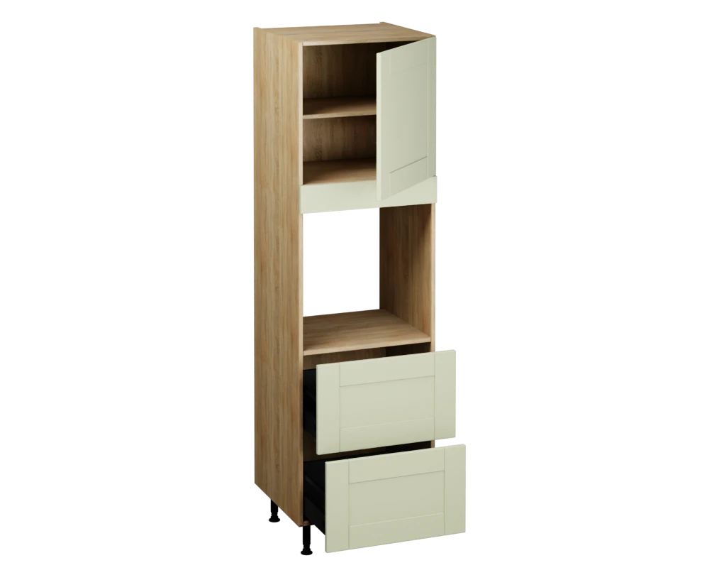 Single Oven Unit with Drawers