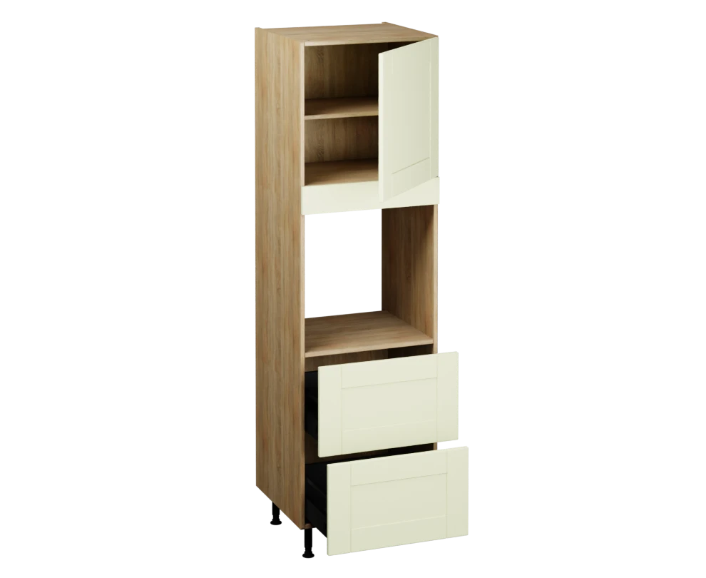 Single Oven Unit with Drawers