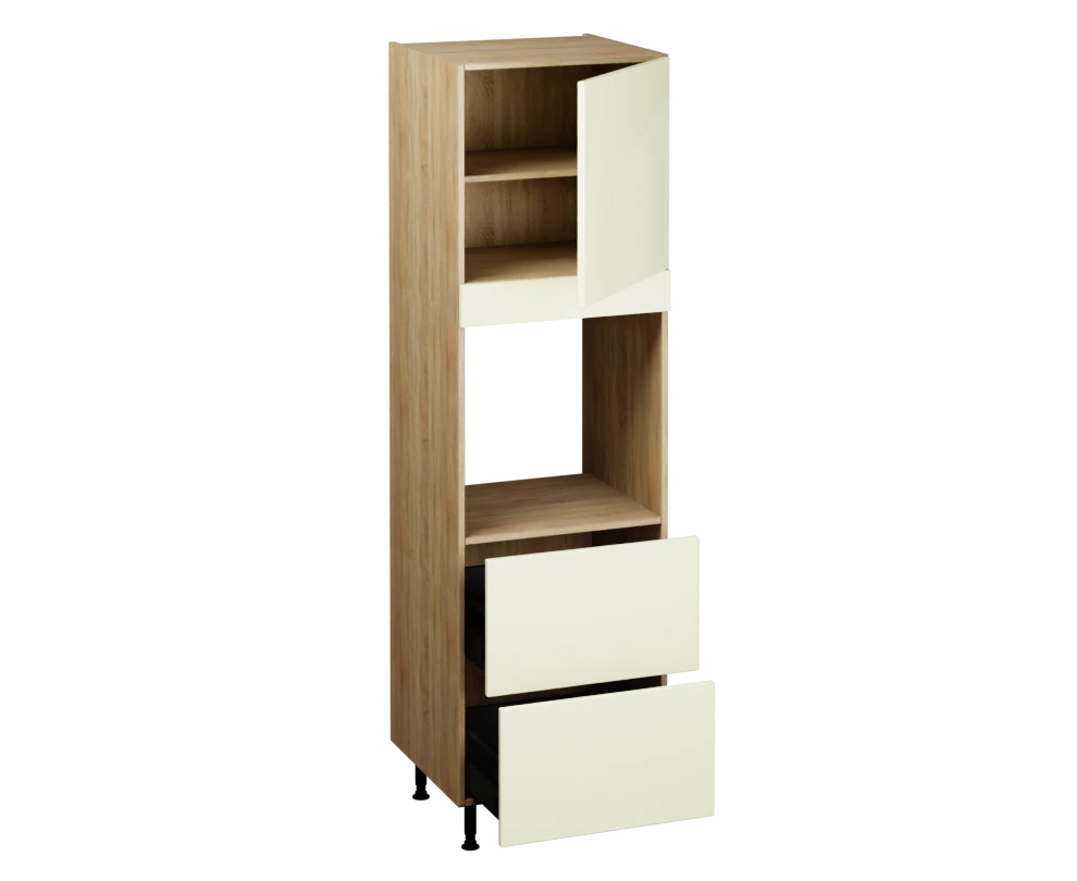 Single Oven Unit with Drawers