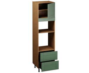 Single Oven Microwave with Drawers (2150 x 600)