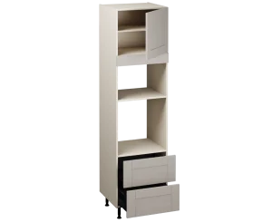 Single Oven Microwave with Drawers (2150 x 600)