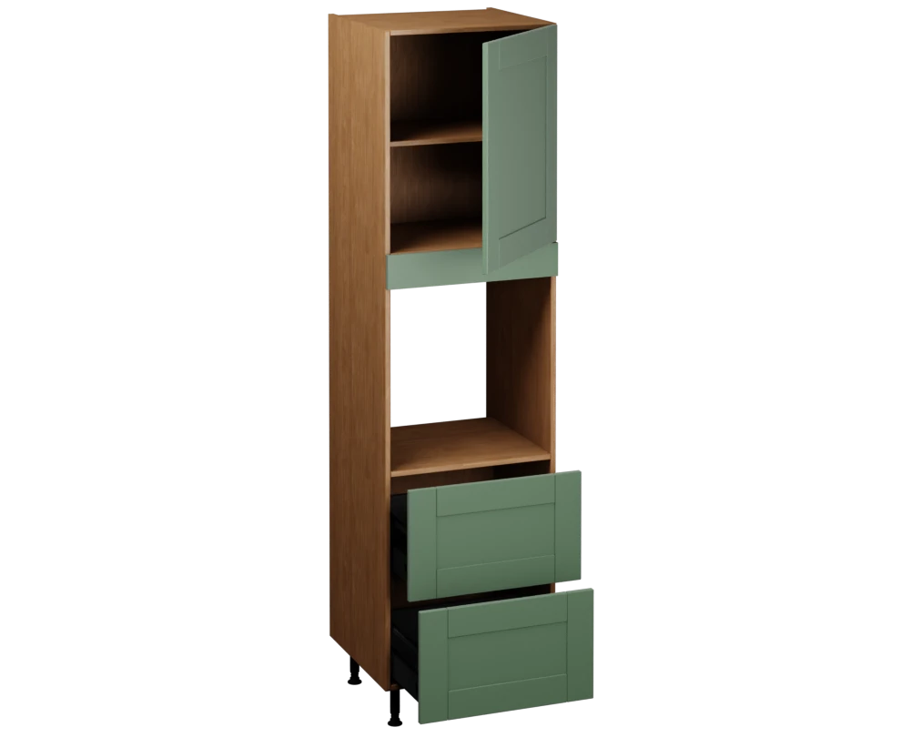 Single Oven Unit with Drawers (2150 x 600)