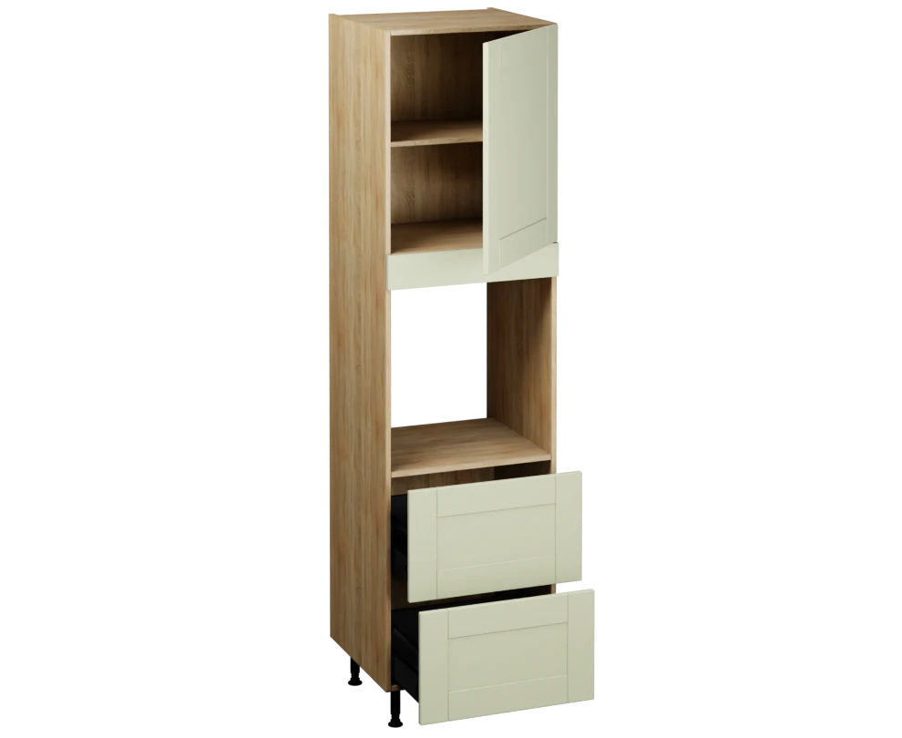 Single Oven Unit with Drawers (2150 x 600)