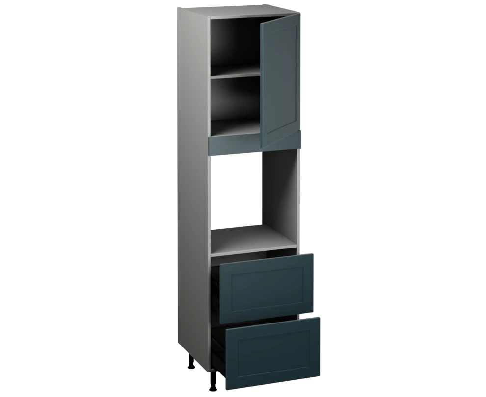 Single Oven Unit with Drawers (2150 x 600)