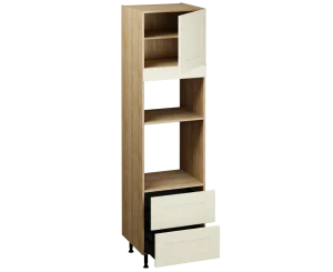 Single Oven Microwave with Drawers (2150 x 600)
