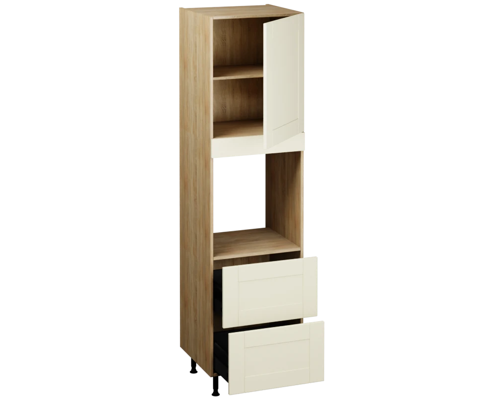 Single Oven Unit with Drawers (2150 x 600)